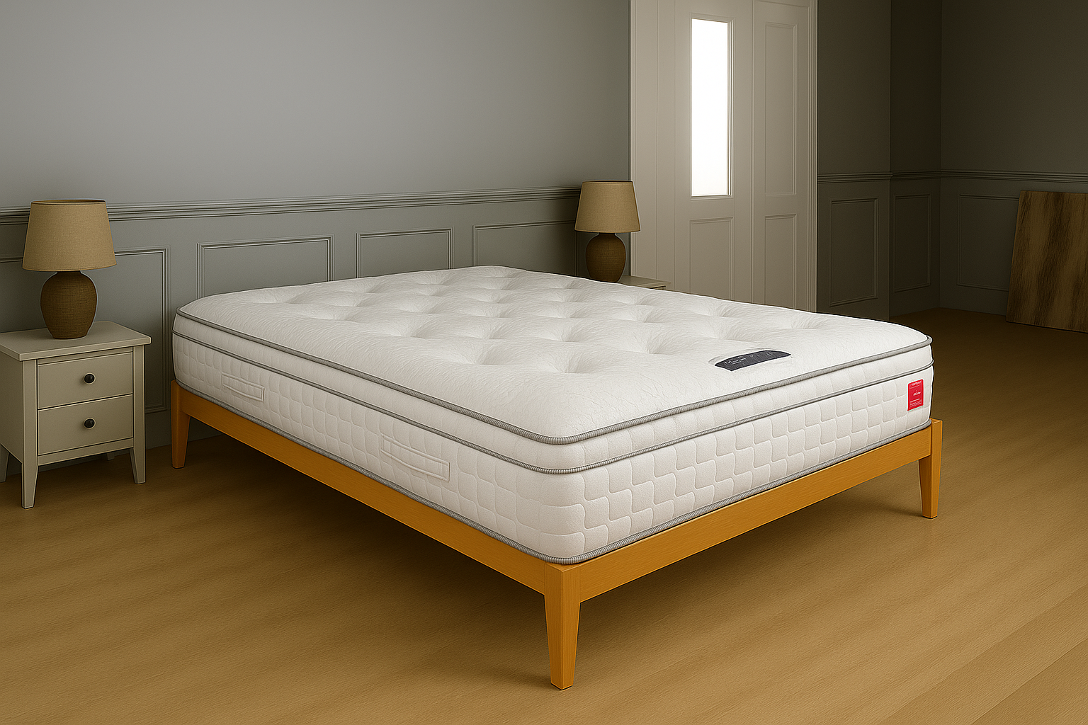 Hudson 2000 Pocket Sprung Memory Pillowtop Mattress