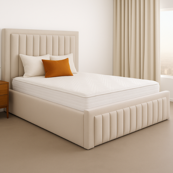 Brooklyn Upholstered Bed (Optional Ottoman Storage)
